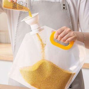 Liquid storage bag funnel