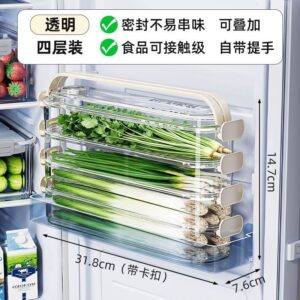 Hanging refrigerator storage drawer