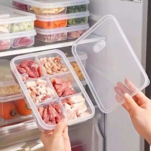 Divided meal prep container