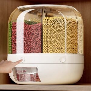Rotating multi grain dispenser
