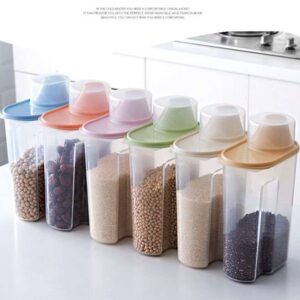Slim kitchen grain dispensers
