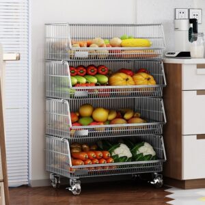 Stainless steel kitchen cart